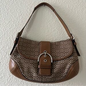 Coach Jacquard Signature Soho bag brown